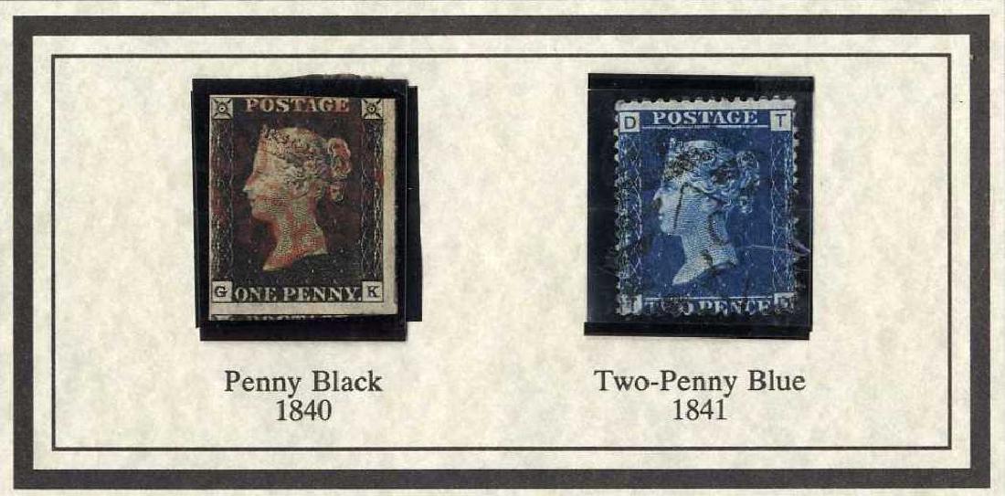 Penny Black Stamps, Queen Victoria 1840/ Envelope with (1 of 4)