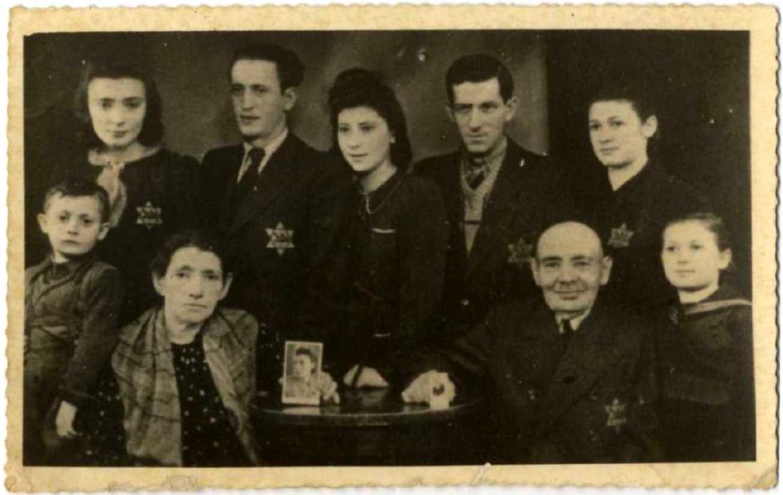 Joint Photograph of a Group of Jews with a Yellow Patch (1 of 1)