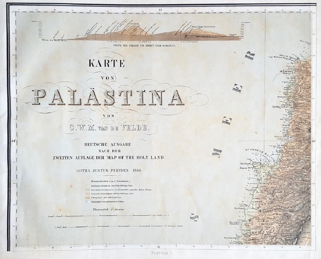 Charles Wilhem - Binder of Maps of the Holy Land. (1 of 2)