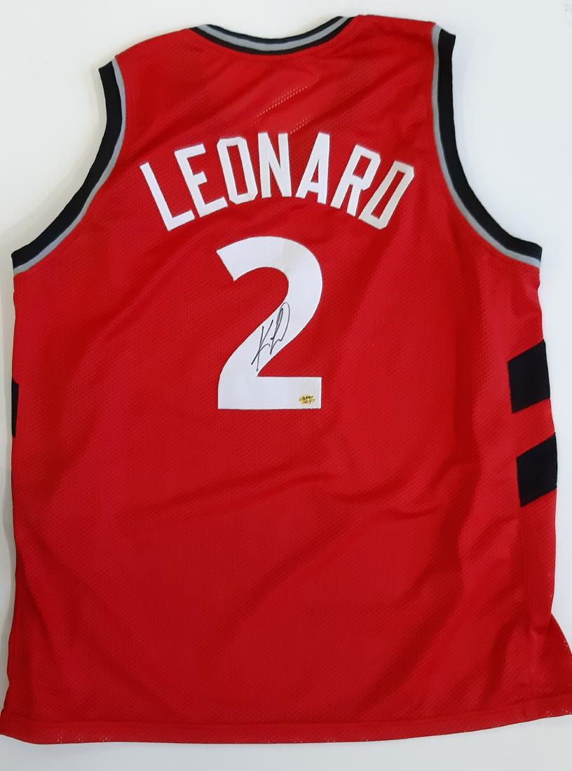 kawhi leonard signed jersey