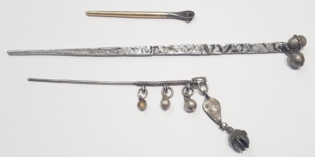 Three Silver Pointers for Torah Scrolls, Filigree, not (1 of 1)