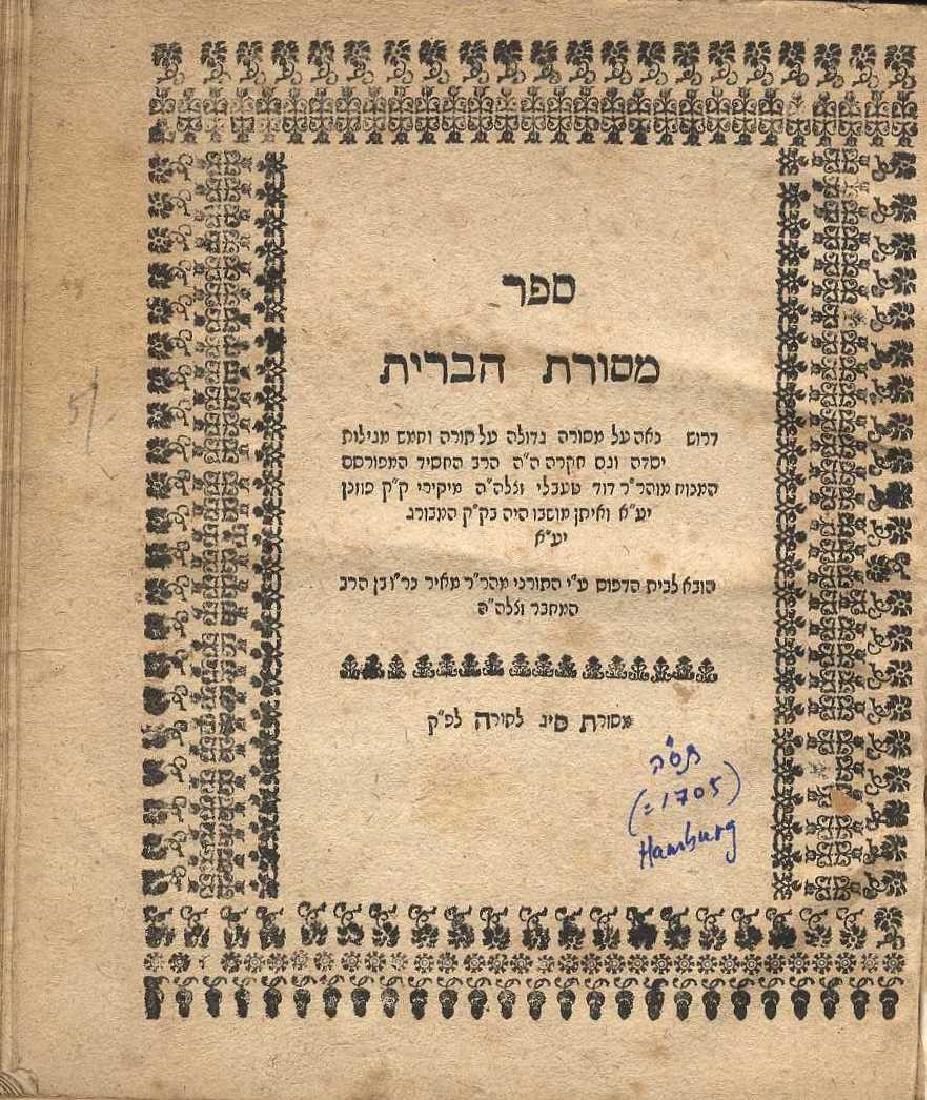Masoret HaBrit and Sha'arei Tziyun Printed and Bound (1 of 2)