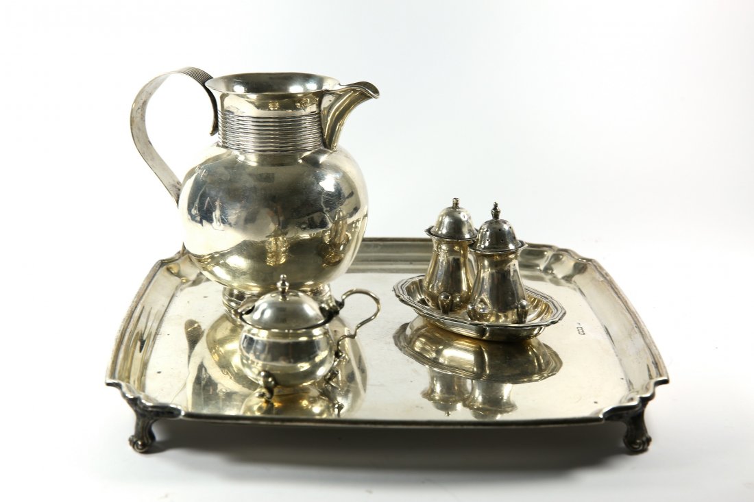 Silver Tray and Vessels. [6]. England and Germany, (1 of 1)