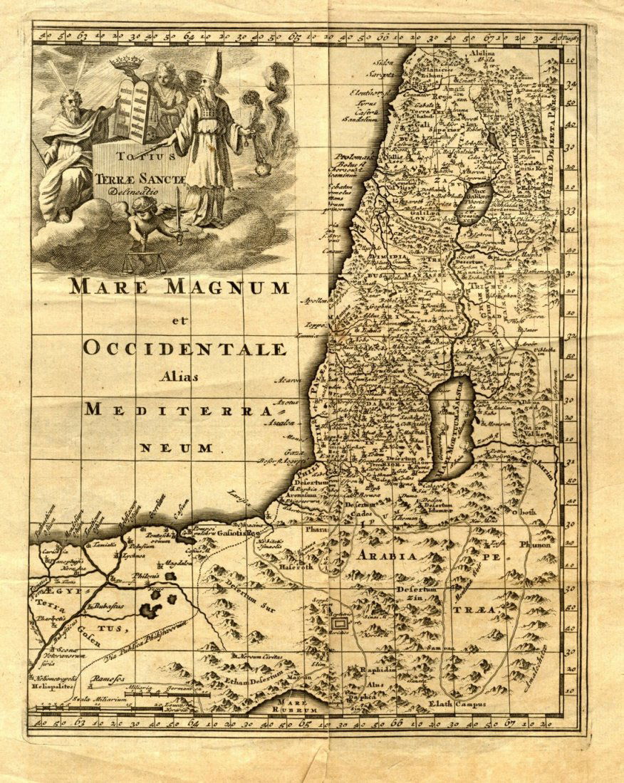 Collection of Antiquated Maps of the Holy Land [8], (1 of 8)