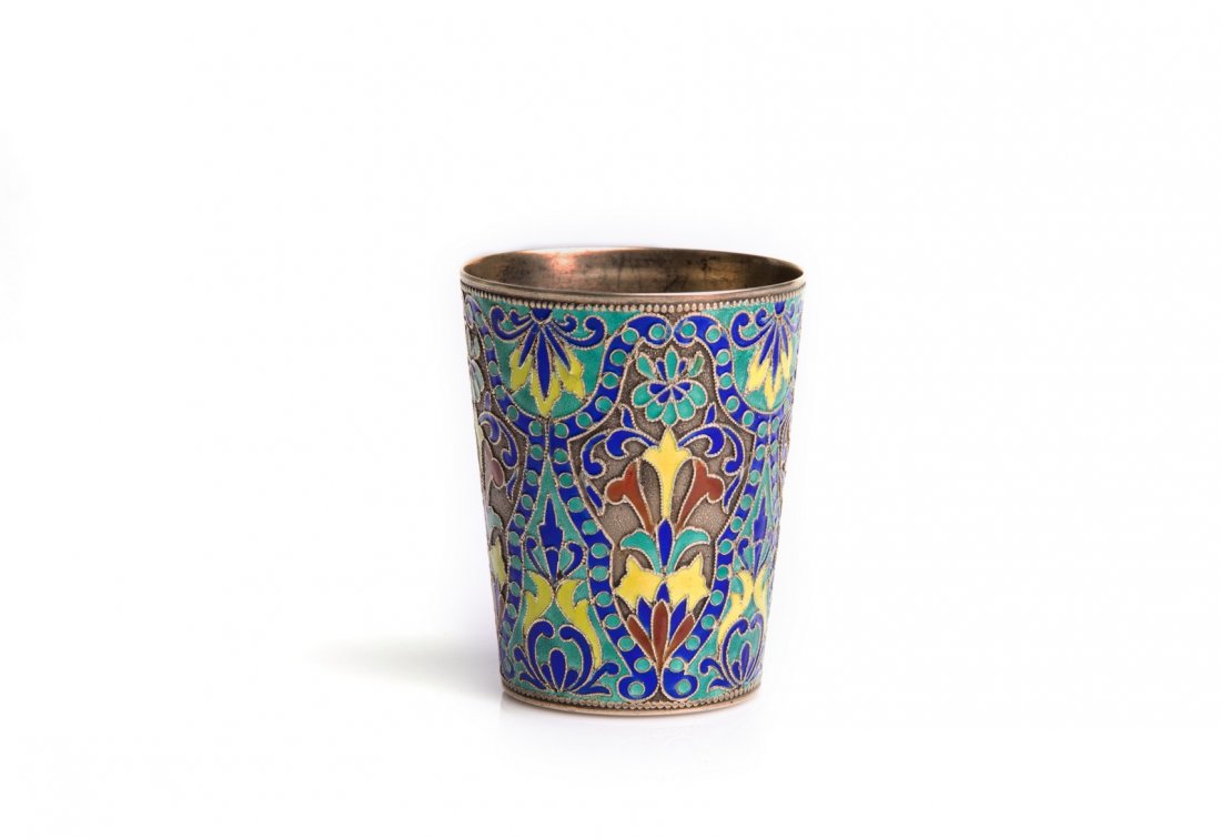 Small Silver Goblet, Enamel, Russia, End of the 19th (1 of 1)