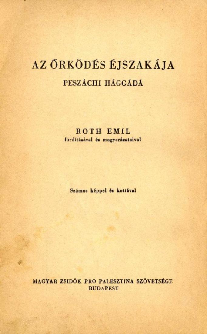 Haggadah with Hungarian translation and commentary, (1 of 2)