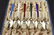 6 Cased Norwegian Silver Gilt & Enamel Spoons - 5