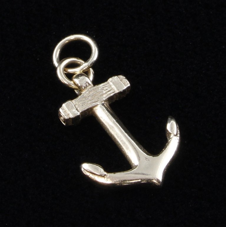 James Avery 14k Anchor Charm: Est. $50 - 80 James Avery 14k Anchor Charm. Weighs 1.2 Grams. Measures ½ inch long.