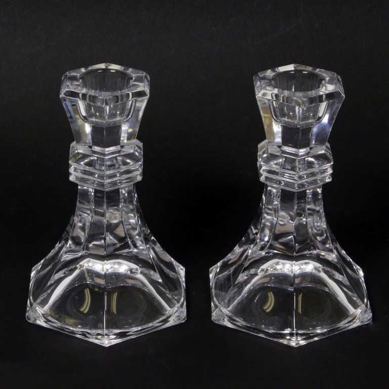 Towle Full Lead Crystal Candlestick Holder