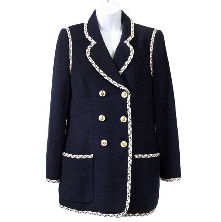 Louis Feraud Jacket: Est. $ 50-60 Louis Feraud Jacket. Good condition. Bust 38, Waist 35, Shoulder 15, Sleeve 23, Length 30