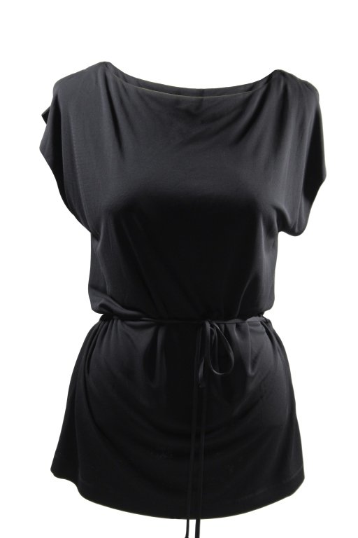 Pair of Lida Biday Tops: Est. $75 - 150 Pair of Lida Biday Tops. Black is size medium, 72% viscose rayon/28% polyester. White tank is a size large, 72% viscose/28%polyester, new with tags. Good condition.