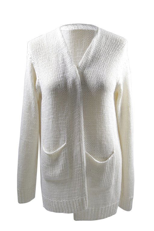 Ralph Lauren & Donna Karan Pair of Sweaters: Est. $80 - 200 Ralph Lauren & Donna Karan Pair of Sweaters. 100% Rayon, black and size large is the Ralph by Ralph Lauren v-neck button up sweater. 100% White Linen is Donna Karan sweater size medium.