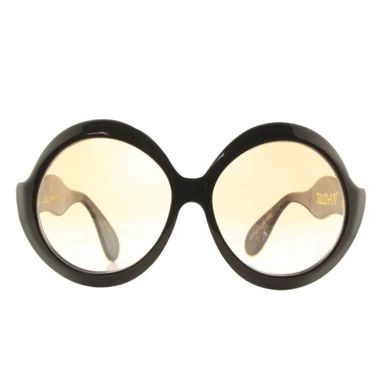Vintage Black Sudan Prescription Sunglasses: Est. $100 - 150 Vintage Black Sudan Prescription Sunglasses. Vintage Sudan Black Frame Ultra Designs by Brandy. British Hand Made. Comes with soft case.