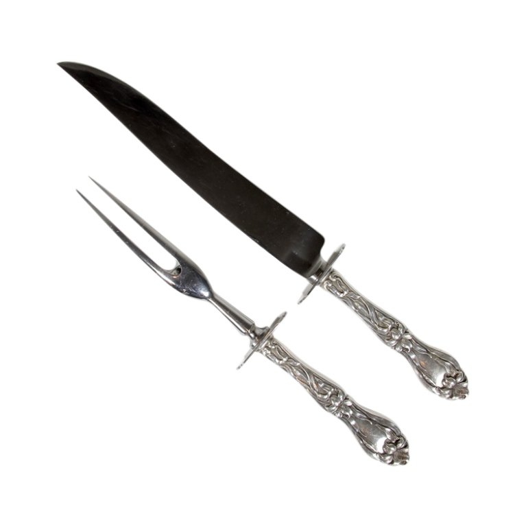 Frank Whiting Floral Pattern Carving Set (1 of 1)