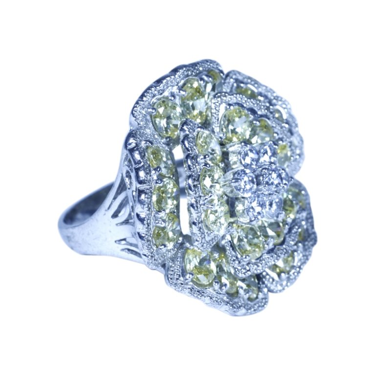 Large Sterling Cocktail Ring (1 of 3)