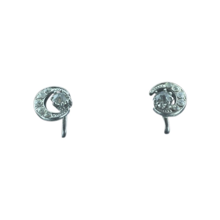 Costume Screwback Earrings: Est. $10 - 20 Costume Screwback Earrings. Measure .375" tall.