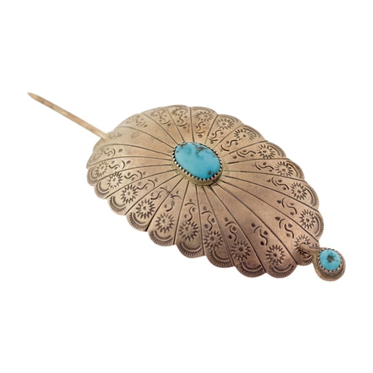 Southwest Style Sterling Hair Barrett (1 of 3)