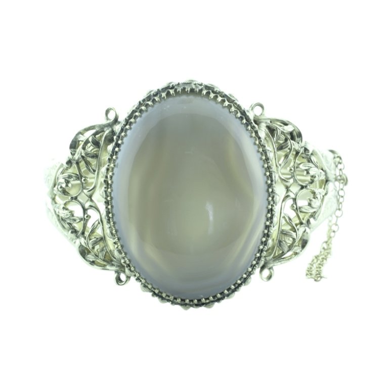 Large Gemstone Bangle (1 of 3)