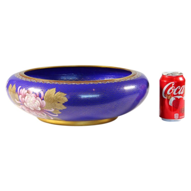 Large Chinese Cloisonne Censer (1 of 3)