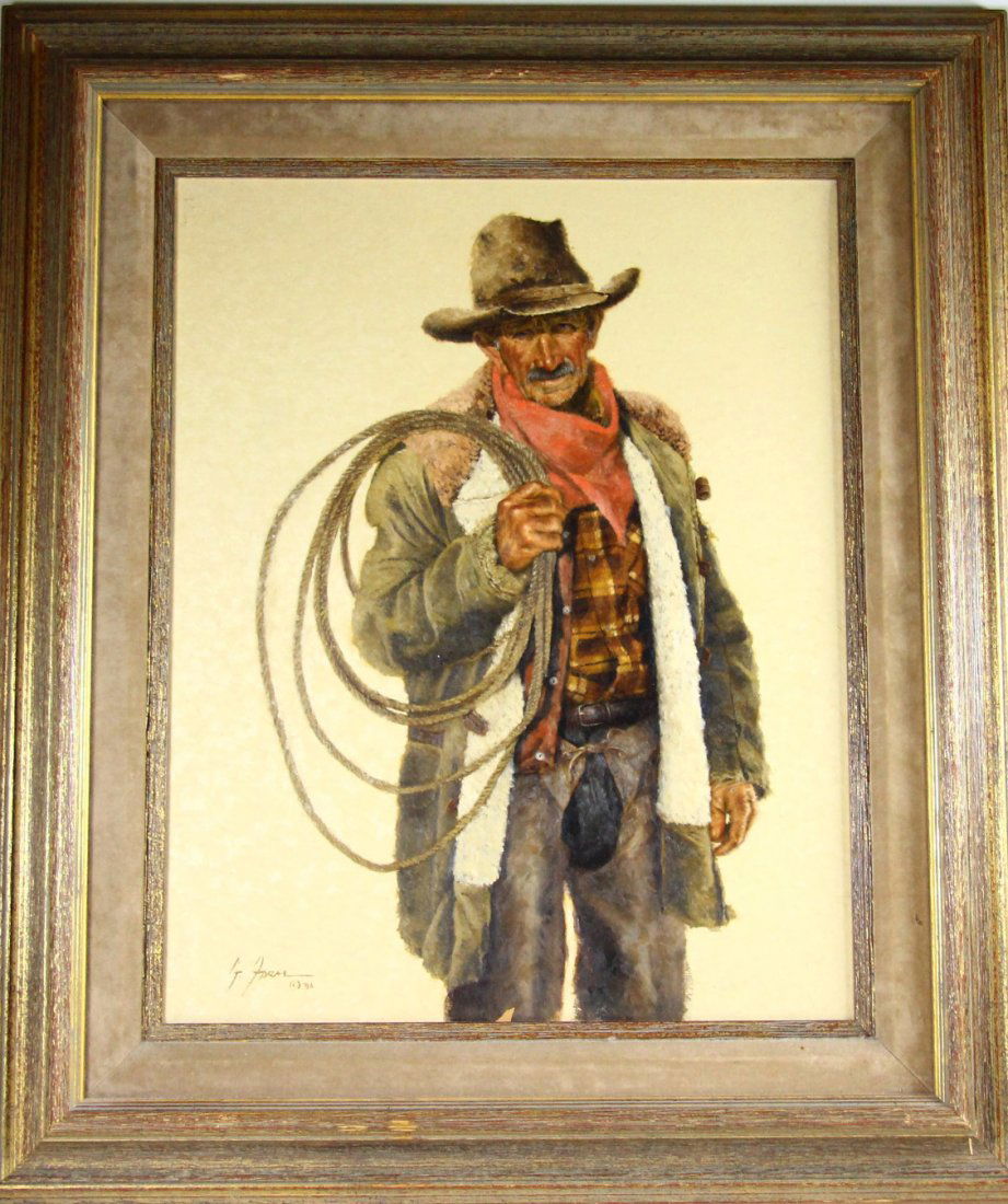 Gerald Farm Original Oil Painting Rawhide (1 of 3)