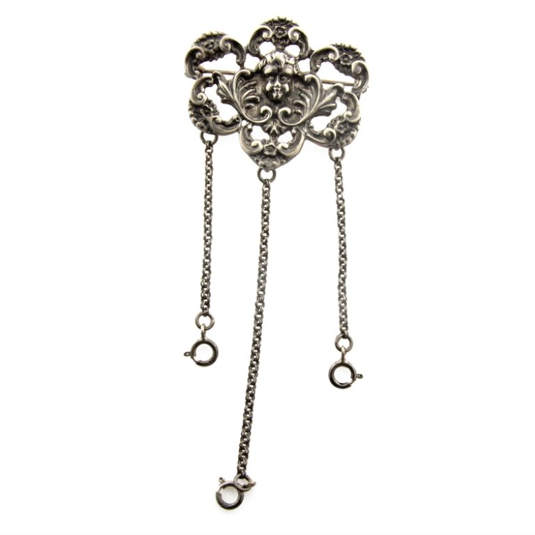 Sterling Charm Brooch (1 of 2)