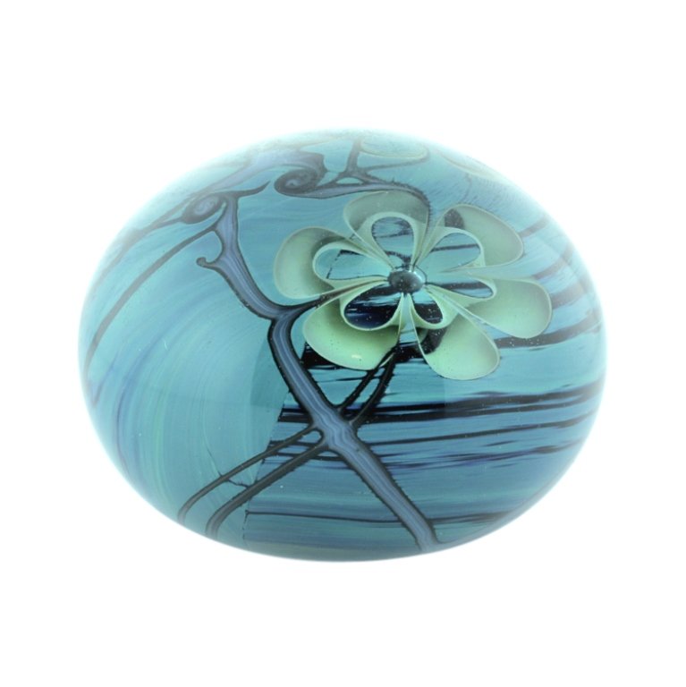 Zephyr Studio Cased Flower Paperweight (1 of 2)
