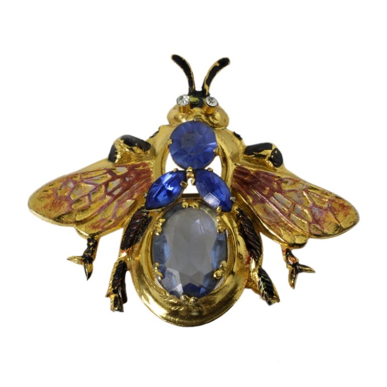 Vintage Coro Sterling Insect Brooch (1 of 2)