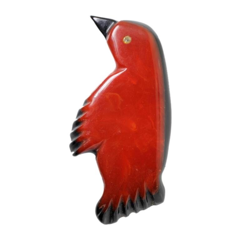 Vintage Bakelite Penguin Brooch (1 of 2)