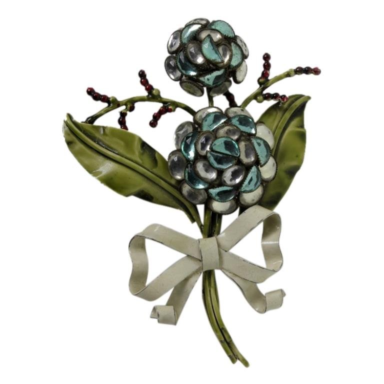 Sandor Sterling Floral Brooch (1 of 3)