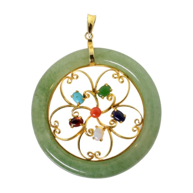 Vintage Jade Pendant (1 of 2)