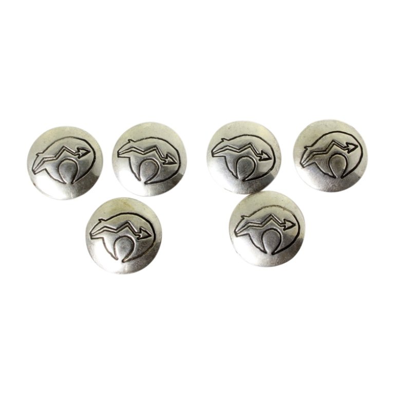 Lot of 6 Native American Button Covers (1 of 2)