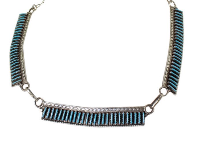 Sterling Native American Necklace (1 of 2)