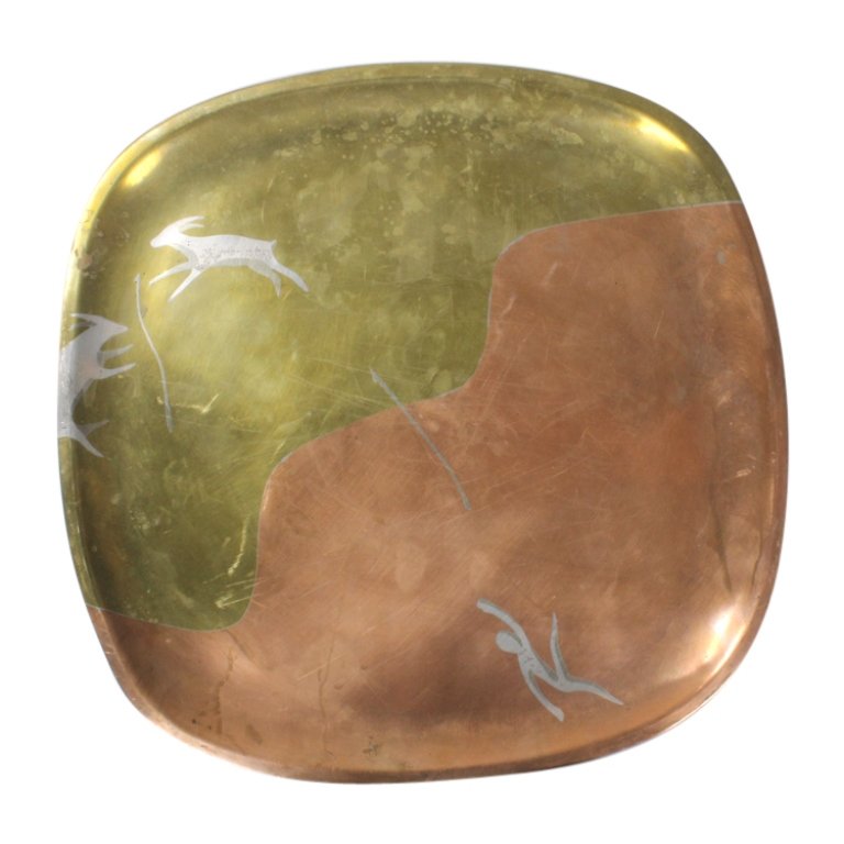 Taxco Mixed Metal Platter (1 of 3)