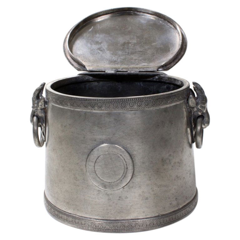 Vintage Pewter Lidded Container (1 of 3)