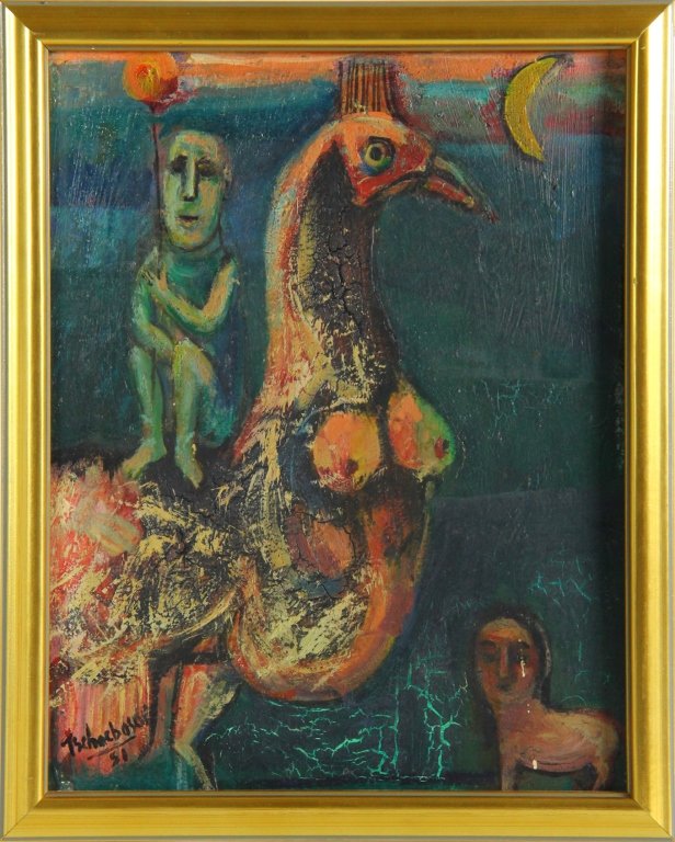 Nahum Tschacbasov Original Oil (1 of 3)