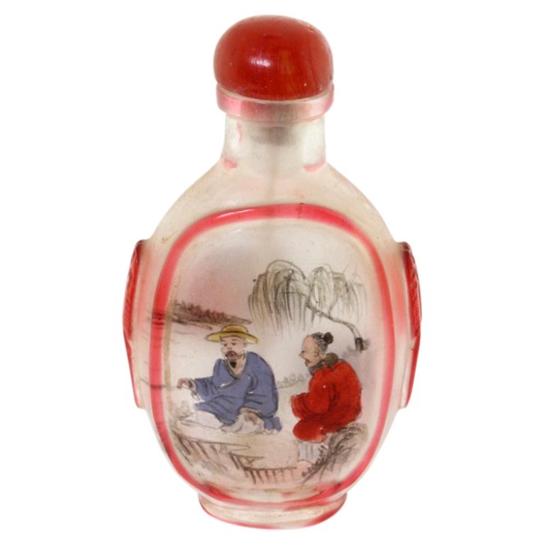 Chinese Inside Painted Peking Glass Snuff Bottle (1 of 3)