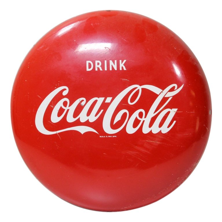 Drink Coca Cola Tacker Type Sign (1 of 2)