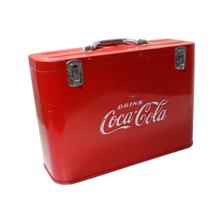 Vintage Coca Cola Metal Airline Cooler (1 of 3)