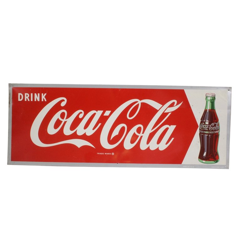 Metal Drink Coca Cola Sign (1 of 2)