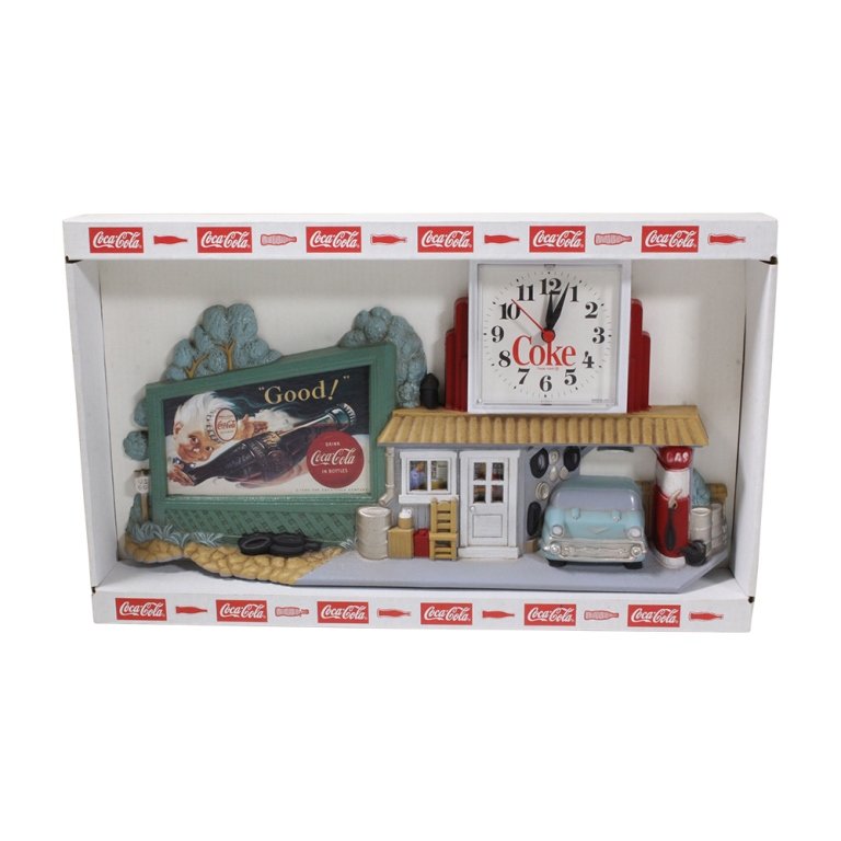 NIB Coca Cola Rt 66 Clock (1 of 2)