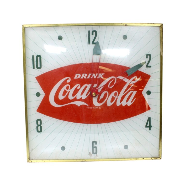 Vintage Drink Coca Cola Clock (1 of 2)