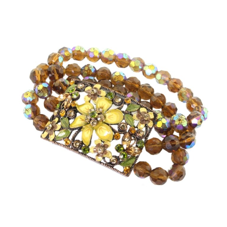 Joan Rivers Rhinestone and Enamel Bracelet (1 of 1)