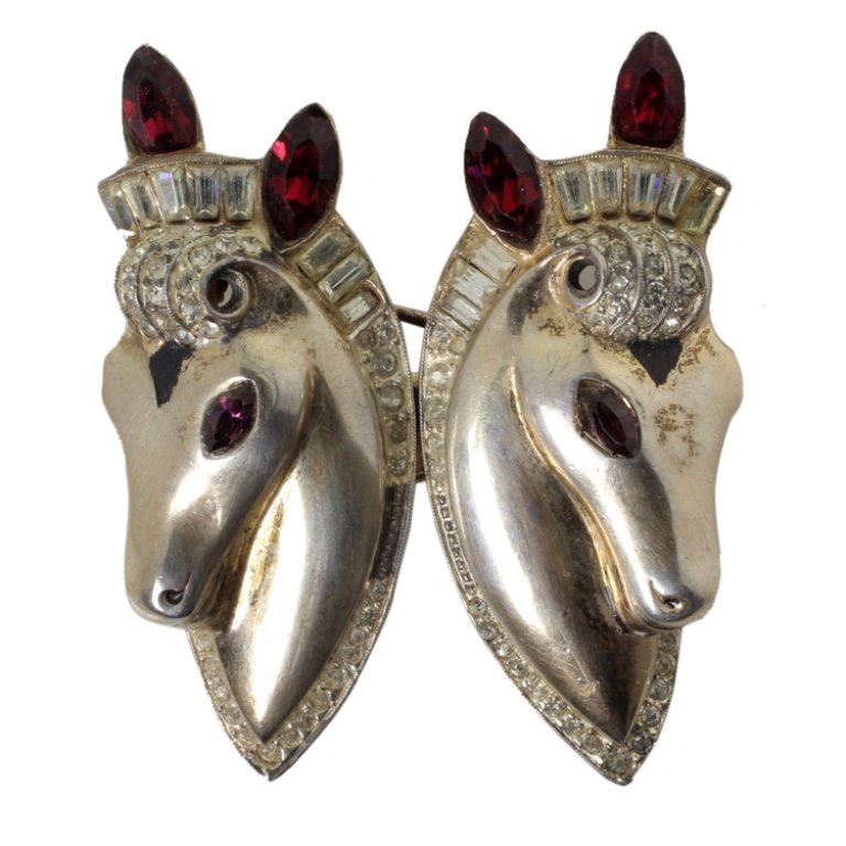 Vintage Sterling Coro Duette Pin Brooch (1 of 3)