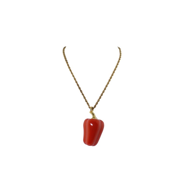 Kenneth J. Lane Red Pepper Necklace (1 of 3)