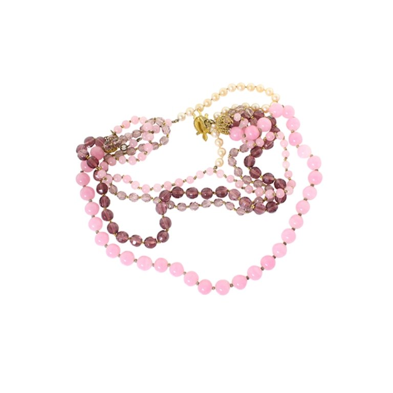 Vintage Miriam Haskell Beaded Necklace (1 of 2)