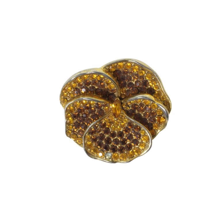 Vintage Coro Craft Flower Pin Brooch (1 of 3)