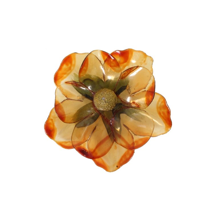 Celluloid Flower Brooch (1 of 2)