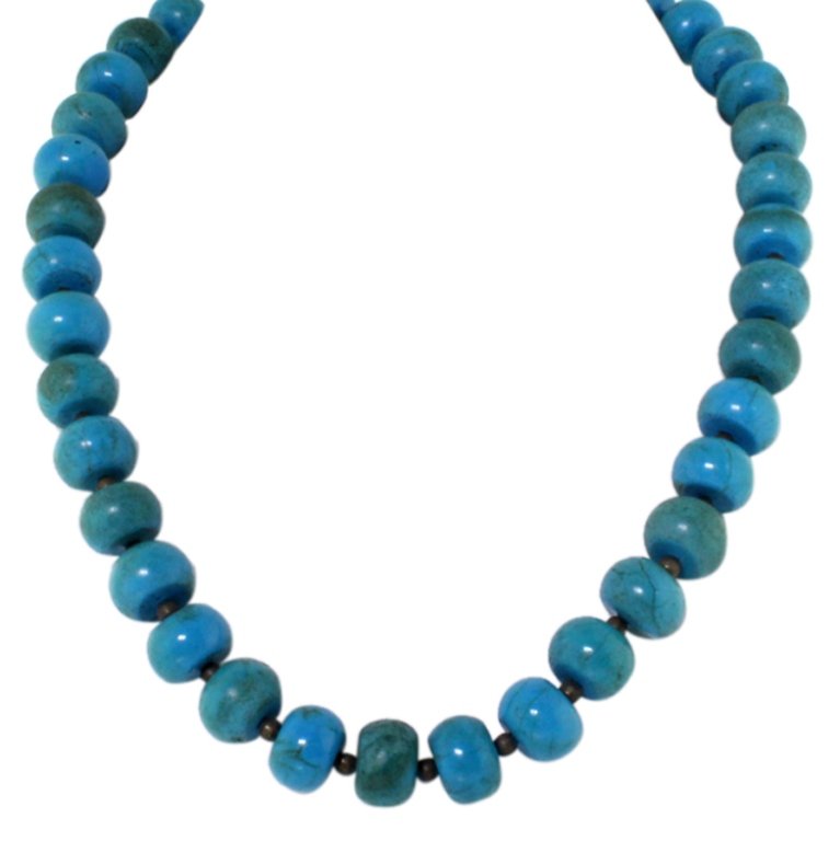 Turquoise Bead Necklace (1 of 4)