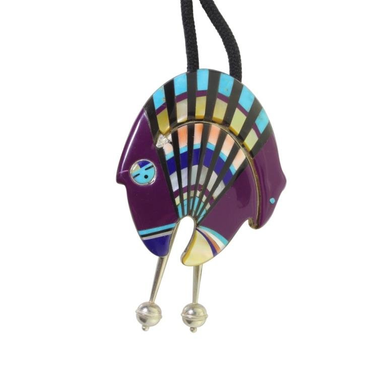 Native American Style Bolo Tie (1 of 3)