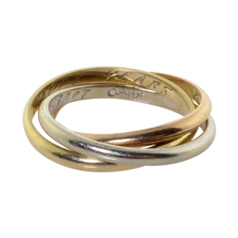 Three Band 14k Ring (1 of 1)